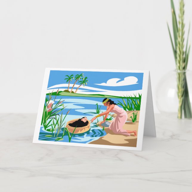 Baby Moses Personlig Greeting Card Kort (Framsida)