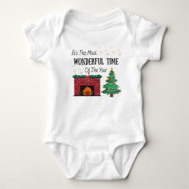 Baby Most Wonderful Time of The Year One Piece  T Shirt