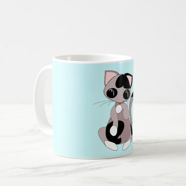 Baby Mugg med sött litet katt (Framsida vänster)