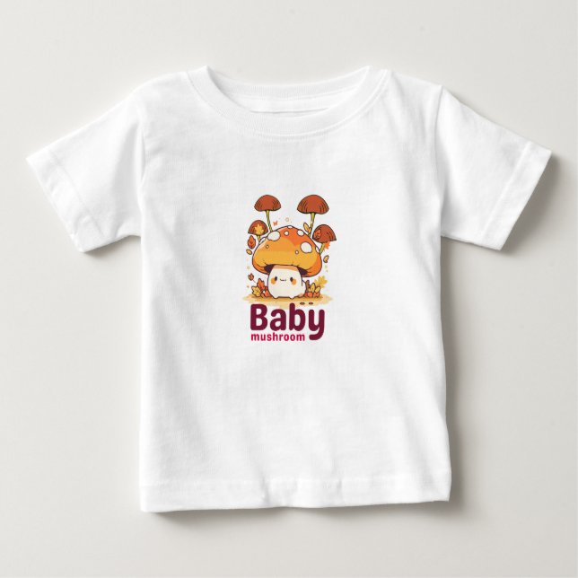 Baby Mushroom T Shirt (Framsida)