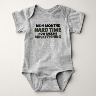 Baby Musky Fishing Jersey Bodydräkt Shirt T Shirt