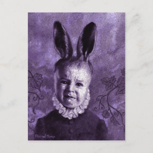 Baby Mutant Bunny Postcard Vykort