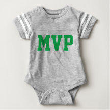 Baby MVP Football Jersey Bodydress (endast framsid