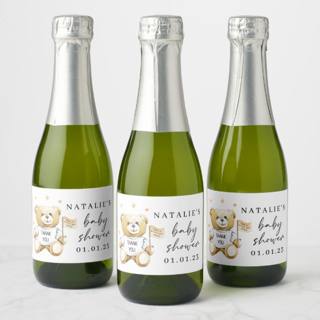 Baby Nalle Baby Showers Mini Sparkling Vin L (Flaskor)