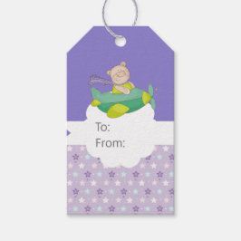 Baby Nalle Gift Märkre Presentetikett