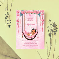 Baby Naming Cradle Indian Ceremony rosa Malle
