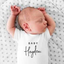Baby Namn Baby Shower Newborn Arrival Gift T Shirt