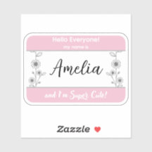 Baby-namn bricka-sjukhuset namn-tecken Nyfödd iden