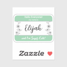 Baby namn bricka Tiny vid namn-etikett barn namn