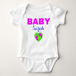 Baby Namn here - New-Born Girl T Shirt