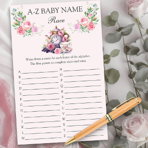 Baby Namn Kapplöpning Brudskåp Spel Gammaldags Tek