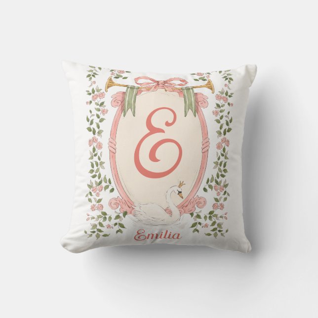 Baby Namn - Princess Svan Pillow Kudde (Framsida)
