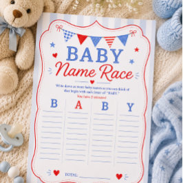 Baby Namn Tävling Baby Shower Spel Inbjudningar