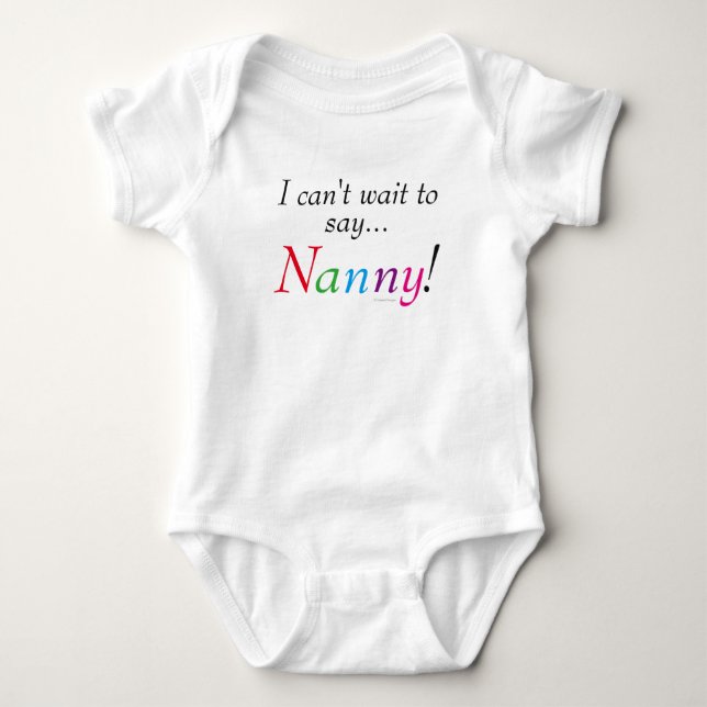 Baby Nanny Roligt Infant Shirt Tröja (Framsida)