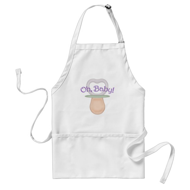 Baby! Nappar Design Förkläde (Framsidan)