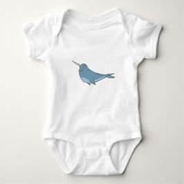 baby narwahl-utrustning t shirt