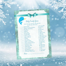Baby Narwhal Baby Candy Shower Game