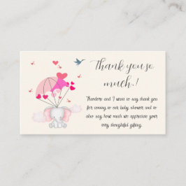 Baby Nelly Baby Shower Tack Tilläggskort