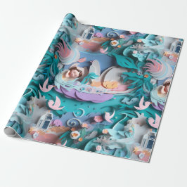 Baby, New Born Mönster Presentpapper