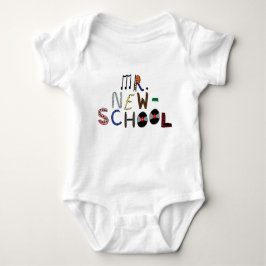 Baby, New-School Font Jersey Bodykostym T Shirt