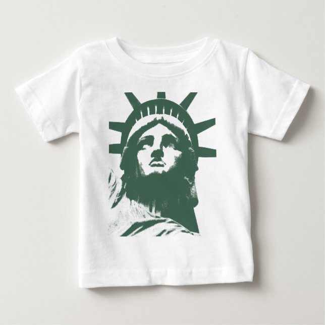 Baby New York Shirt Frihetsgudinnan Baby Souveni Tröja (Framsida)