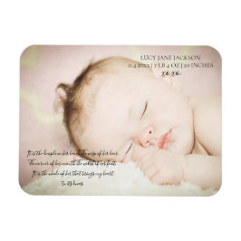 Baby Newborn Photo Keepsaké Magnet
