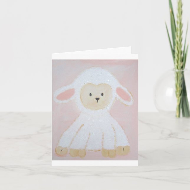 Baby Notecard eller tackkort (Framsida)