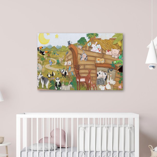 Baby Nursery Noahs Ark Poster Artwork Mural (Skapare uppladdad)