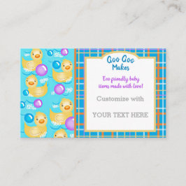 Baby/Nursery/Rubber Duckies Visitkort