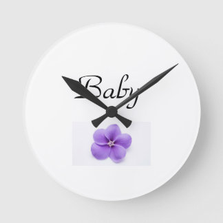 Baby Nursery Rund Klocka