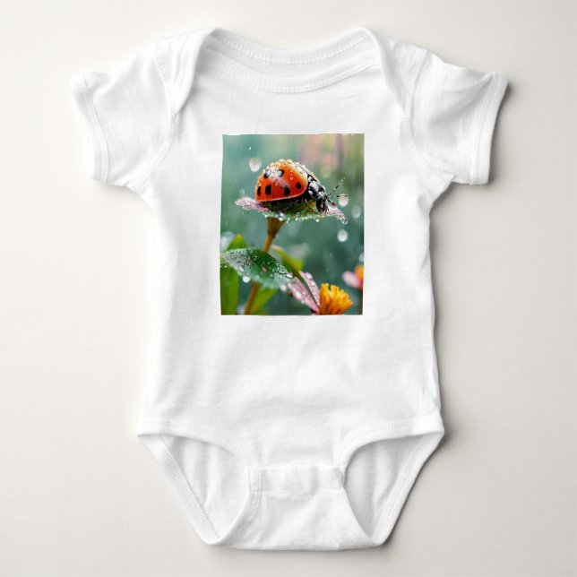 Baby Nyckelpiga T Shirt (Framsida)