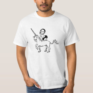 Baby Obama på unicornutslagsplats Tee Shirt