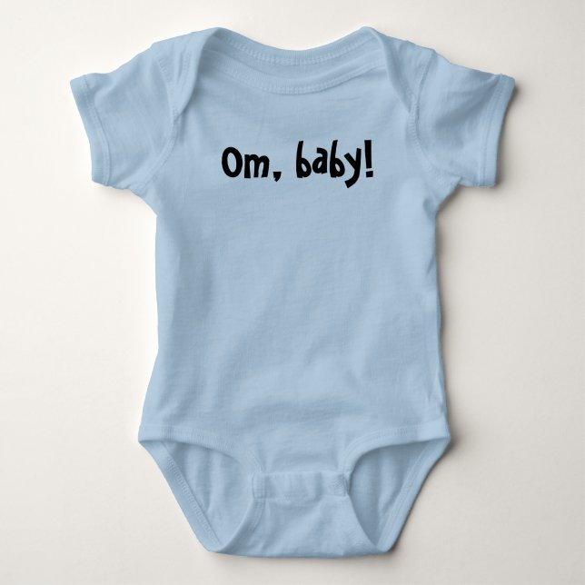 Baby och barn: Om, Baby!- Boys Creeper Tee Shirt (Framsida)