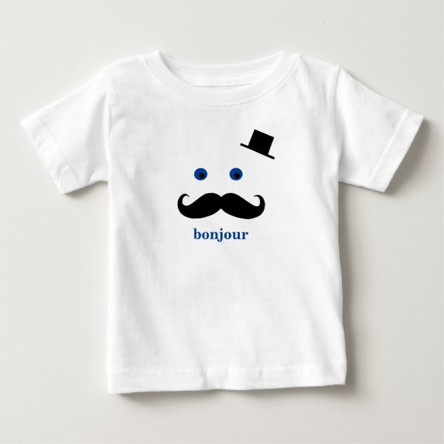 Baby- och barnt-shirts - Bonjour T Shirt (Framsida)