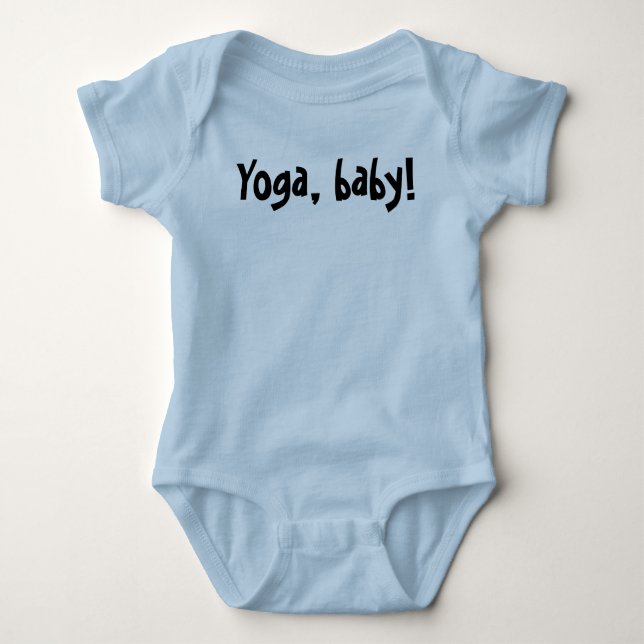 Baby och Kids: Yoga, baby! - Boys Creeper Tröja (Framsida)
