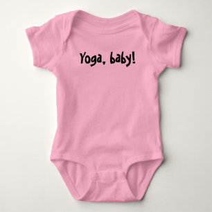 Baby och Kids: Yoga, baby! -Girls Creeper Tee Shirt