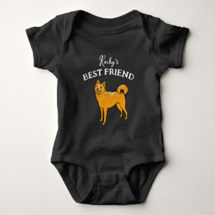 Baby och lurviga kompis, bästa vänner t shirt