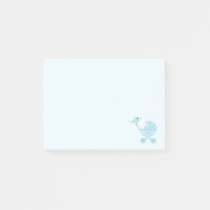 Baby och Mamma Bluebirds Nursery Post-it Block
