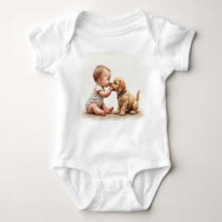 Baby och marionett T-Shirt