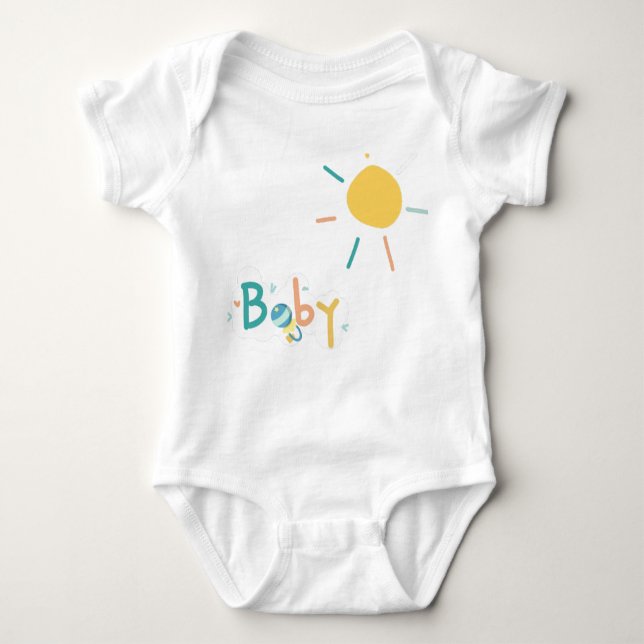 baby och sol t shirt (Framsida)