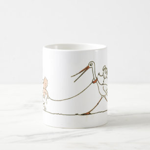 Baby och Stork Kaffemugg