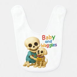 Baby och Waggles™ från The Boneheads™-tecknadfilme Hakklapp