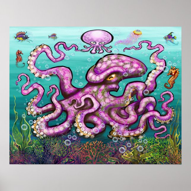 Baby Octopus Poster (Framsidan)
