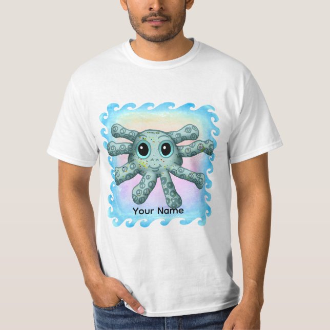 Baby Octopus T Shirt (Framsida)
