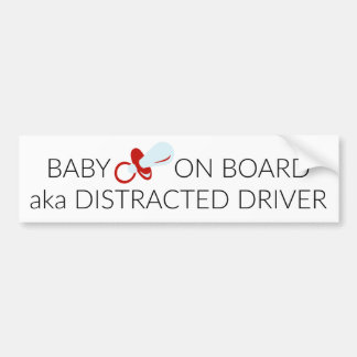 BABY ombord, AKA Distrated Driver Bildekal