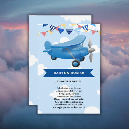 Baby ombord! Babyskor för flygplan Tilläggskort