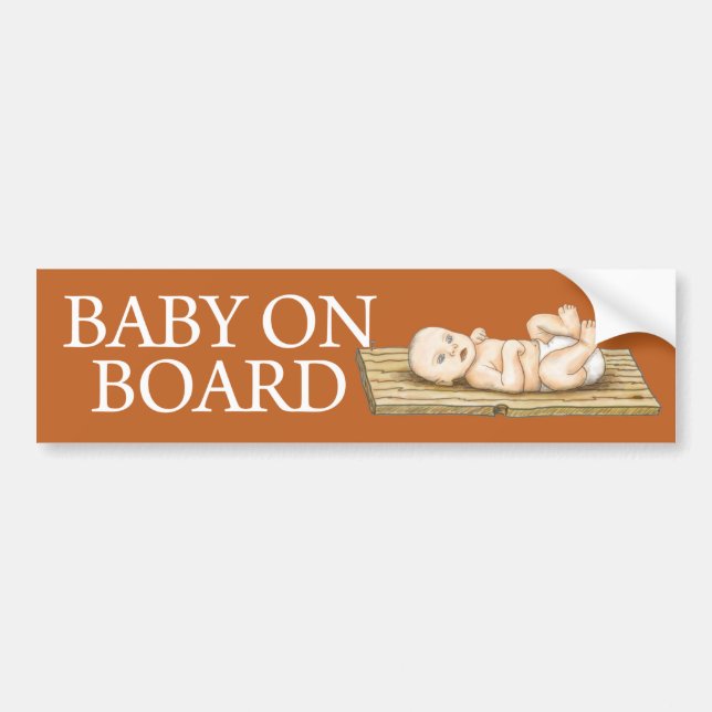 Baby ombord bildekal (Framsidan)