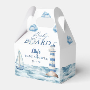 Baby Ombord Marin Bebis Shower Presentaskar