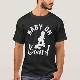 Baby ombord på Skateboard Surfa Solar Opposites Me T Shirt