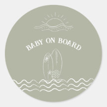 Baby ombord på Surfing Baby Shower